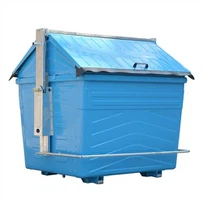 Can Sbwriel Dur Galfanedig 3200L