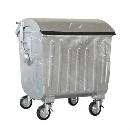 2025 Dyluniad Newydd 1100liters Cynhwysydd Gwastraff Galfanedig